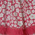 Girls Twirl Skirt Size 5 Pink Knit Flowers Ruffles