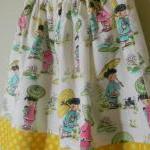 Girls Twirl Skirt Size 6 China Doll Polka Dots..